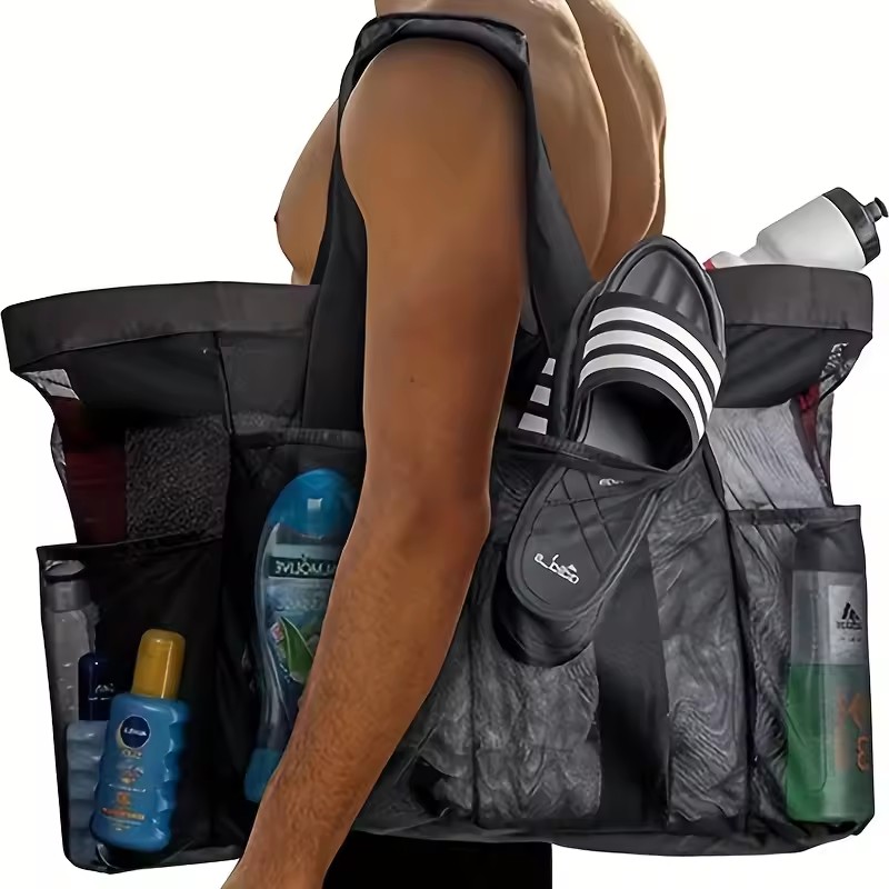 Tote Bag Beach - 1pc Extra Large Mesh Beach Bag,