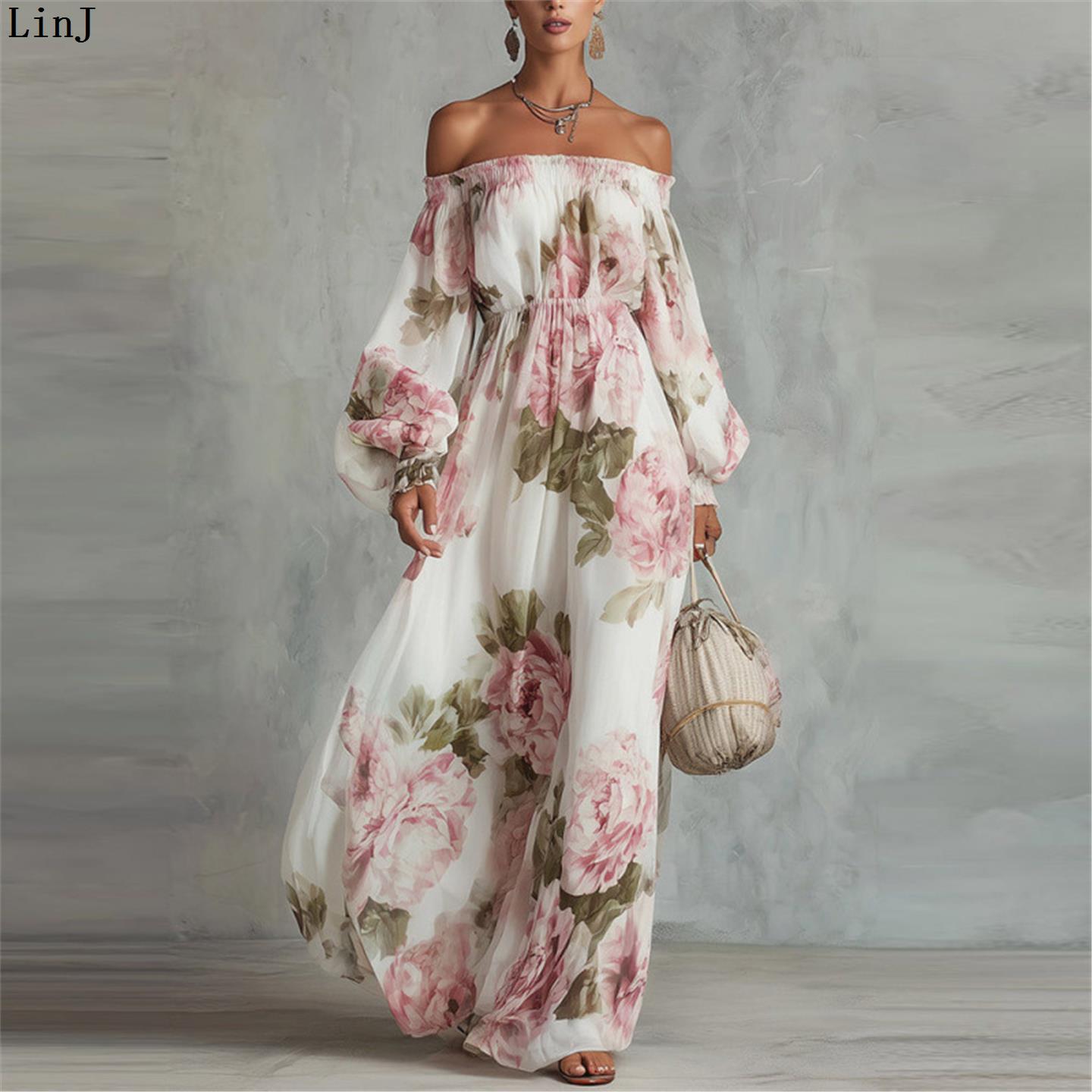LinJ2026 Women's Holiday One-S - огляд і ціна Midi Skirt Floral