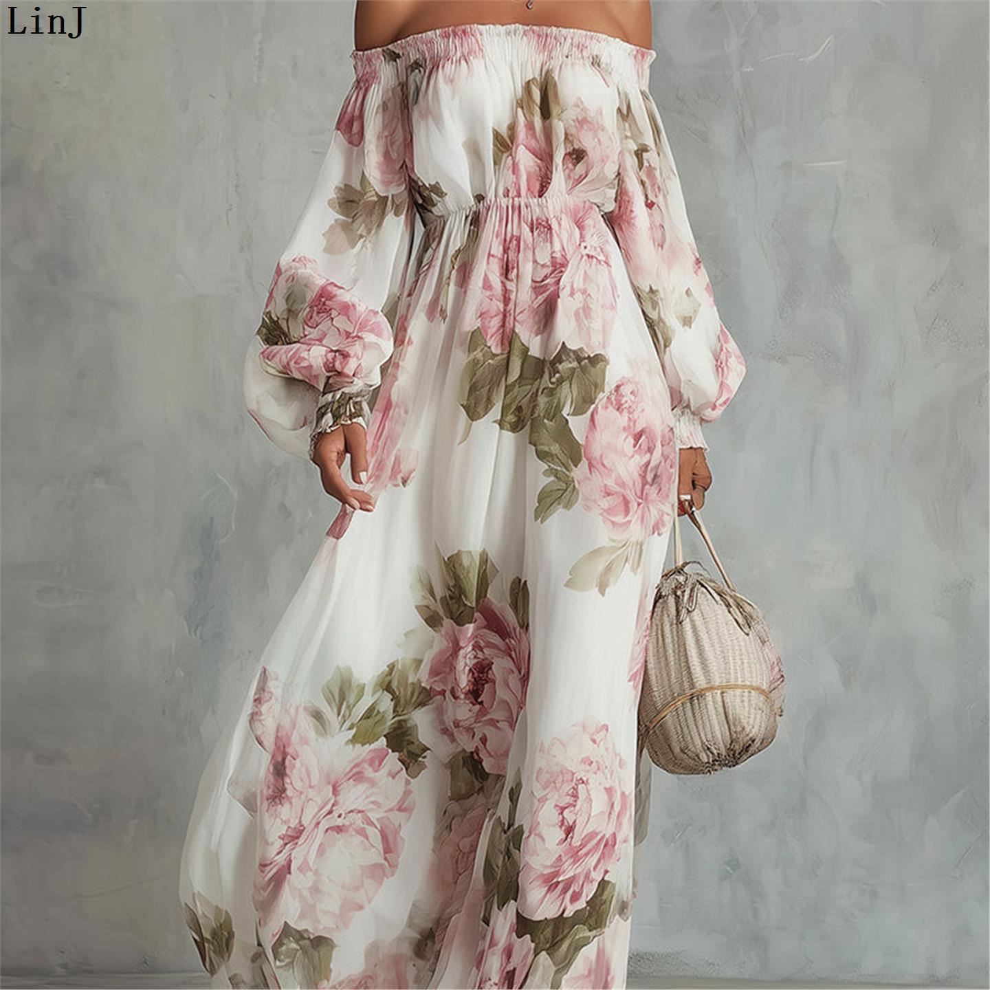LinJ2026 Women's Holiday One-S - огляд і ціна Midi Skirt Floral