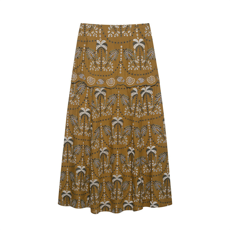 NINE ZAR Women's Fashion Set S - огляд і ціна Midi Skirt Floral