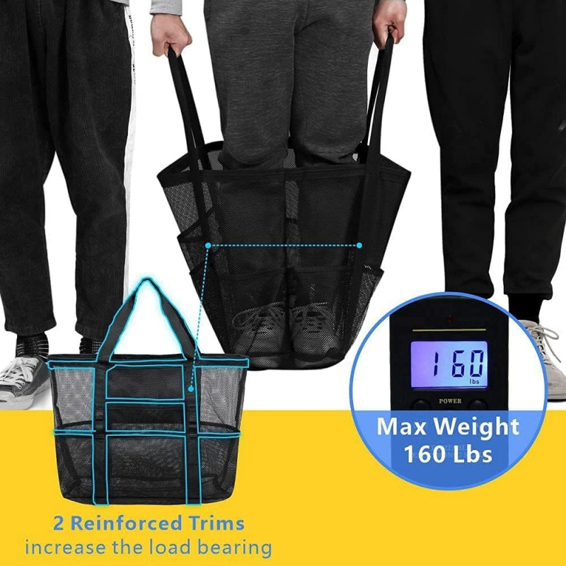 Oversized Mesh Beach Bag With  - огляд і ціна Tote Bag Beach